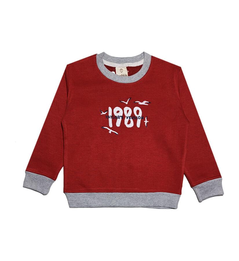 1989 Fleece Sweatshirt -Red