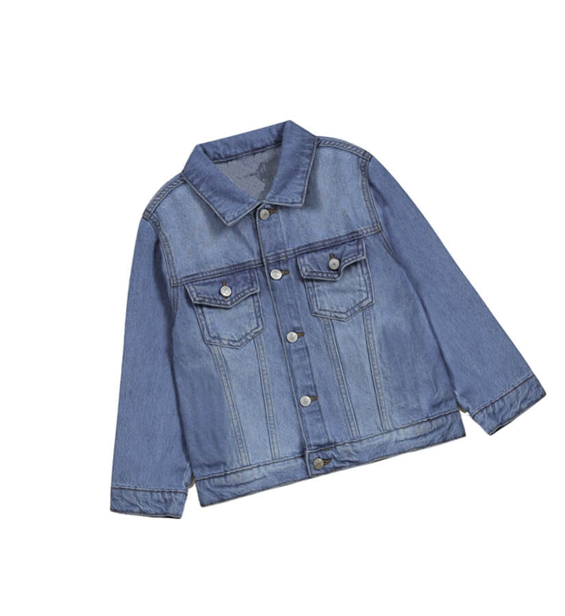 Super Classic Basic Denim Jacket - Light Blue