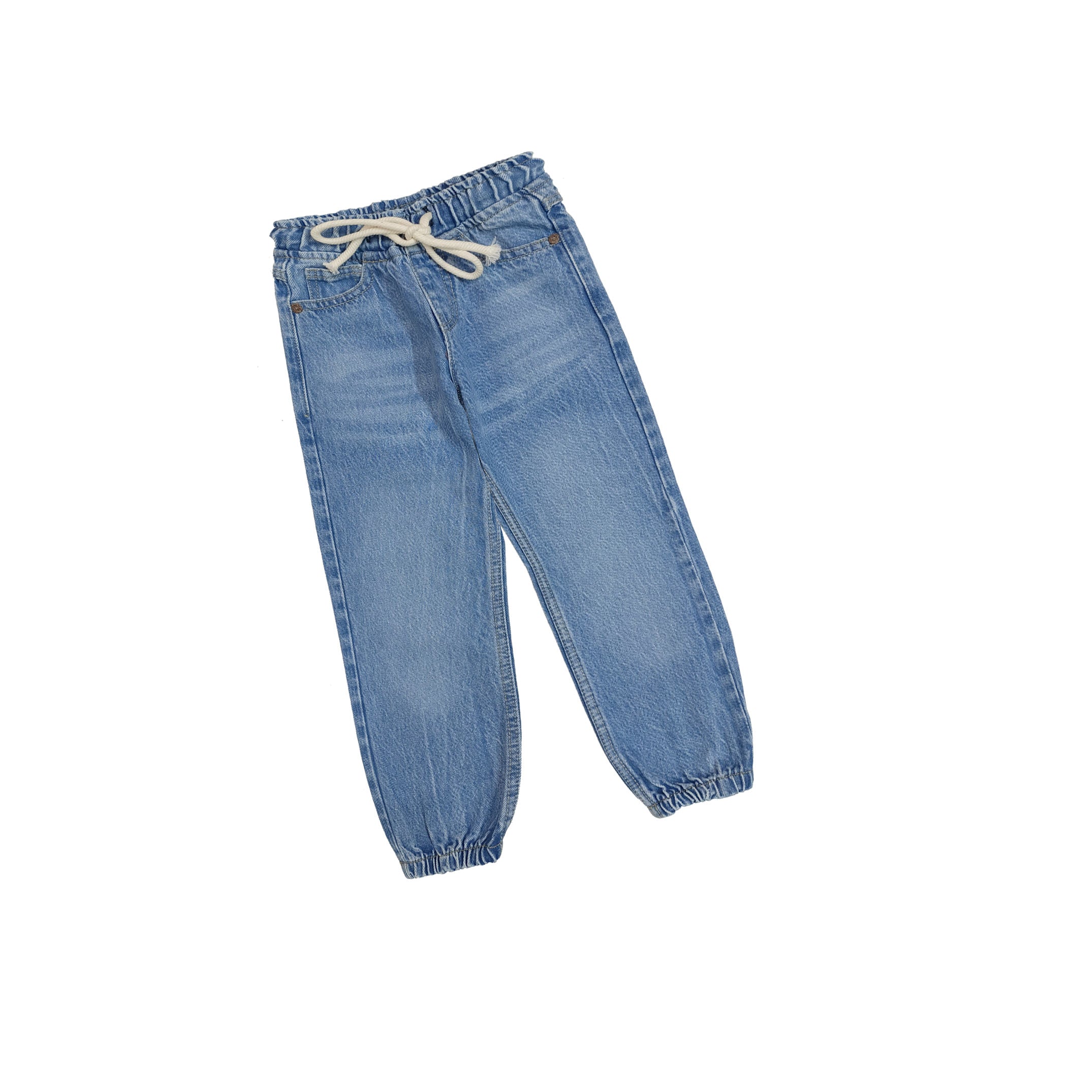 Classic Joggers Denim Pent - Sky Blue