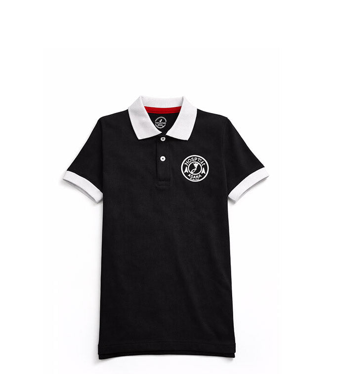 Black Crown Polo Shirt - Black