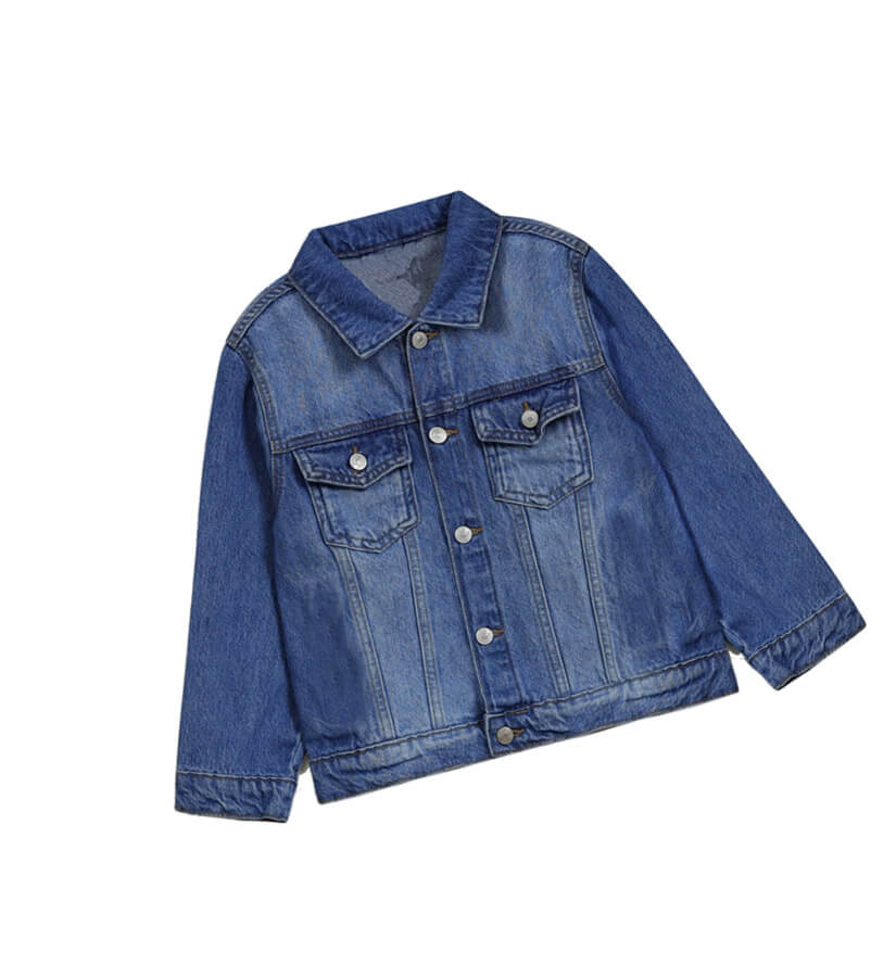 Super Classic Basic Denim Jacket - Mid Blue