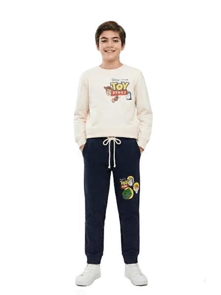 Toy Story Kids 2-Piece Tracksuit – Cream & Navy