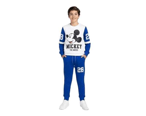 The Mouse 28 Fleece Tracksuit -Royal Blue &amp; White