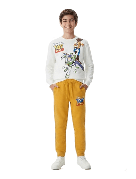 Toy Story Adventure Fleece Tracksuit - Off White & Mustard