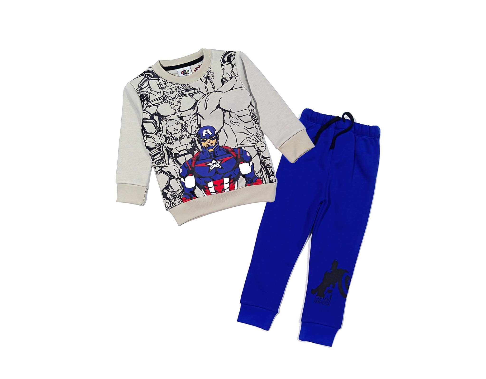 A Team Fleece Tracksuit - Skin &amp; Royal Blue