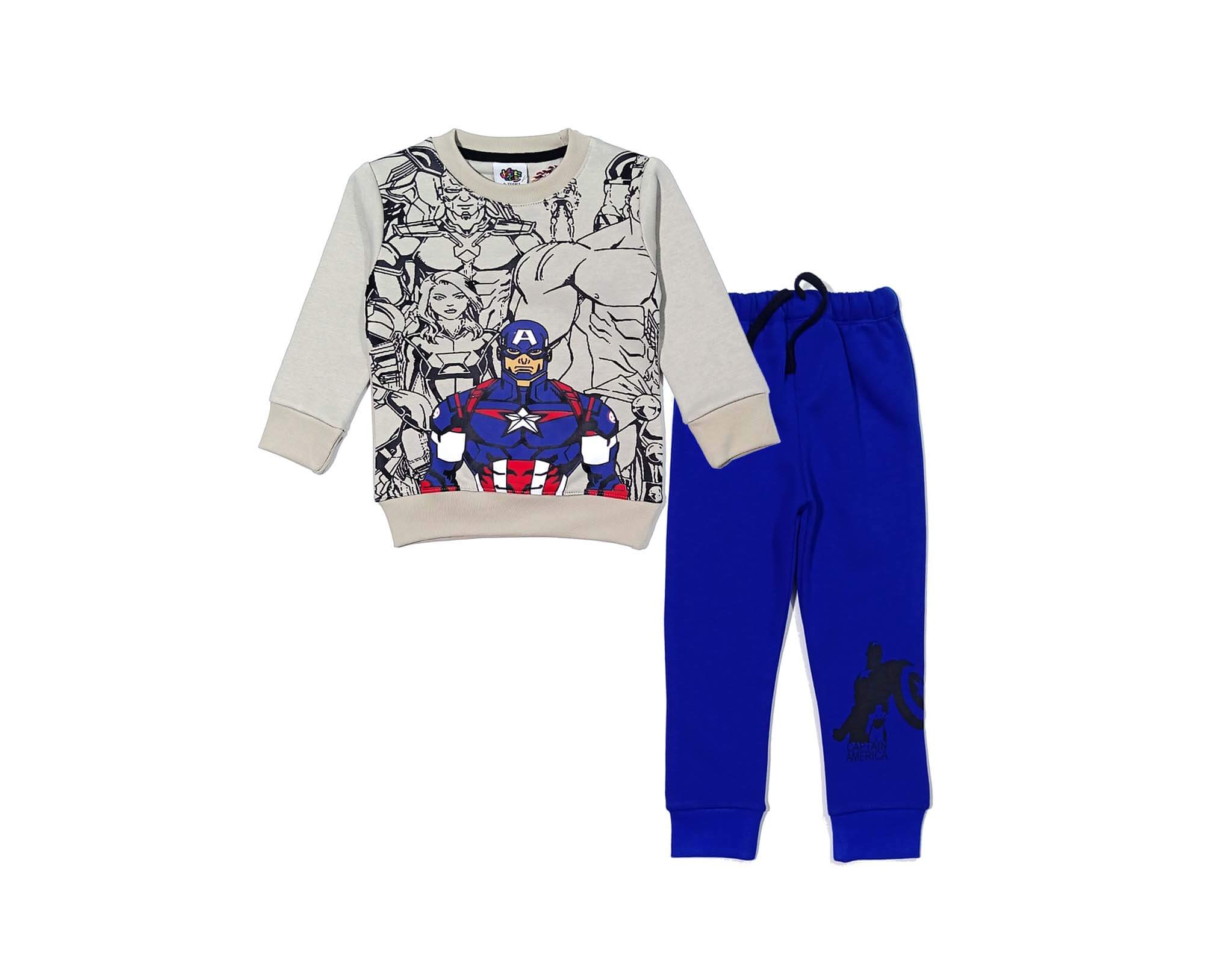 A Team Fleece Tracksuit - Skin &amp; Royal Blue