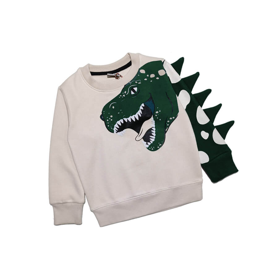 Aggrasive Dino Fleece Sweatshirt - Skin