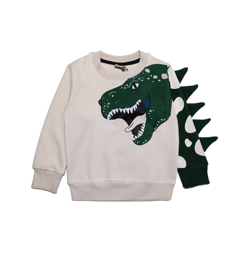 Aggrasive Dino Fleece Sweatshirt - Skin