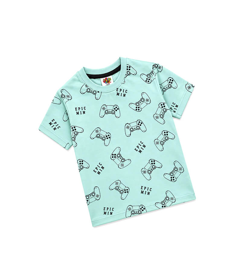 AllOverEpicMinPrintedTeeShirt-LightGreen_1