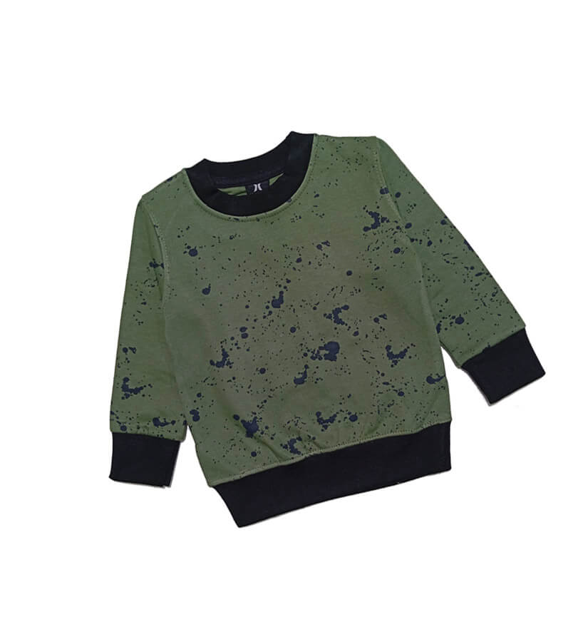 Atristic Fleece Sweatshirt - Green