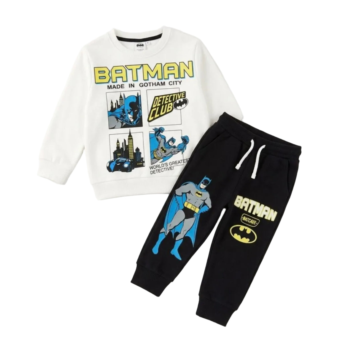 BT Detective Club Gotham City Fleece  Tracksuit - Grey & Black