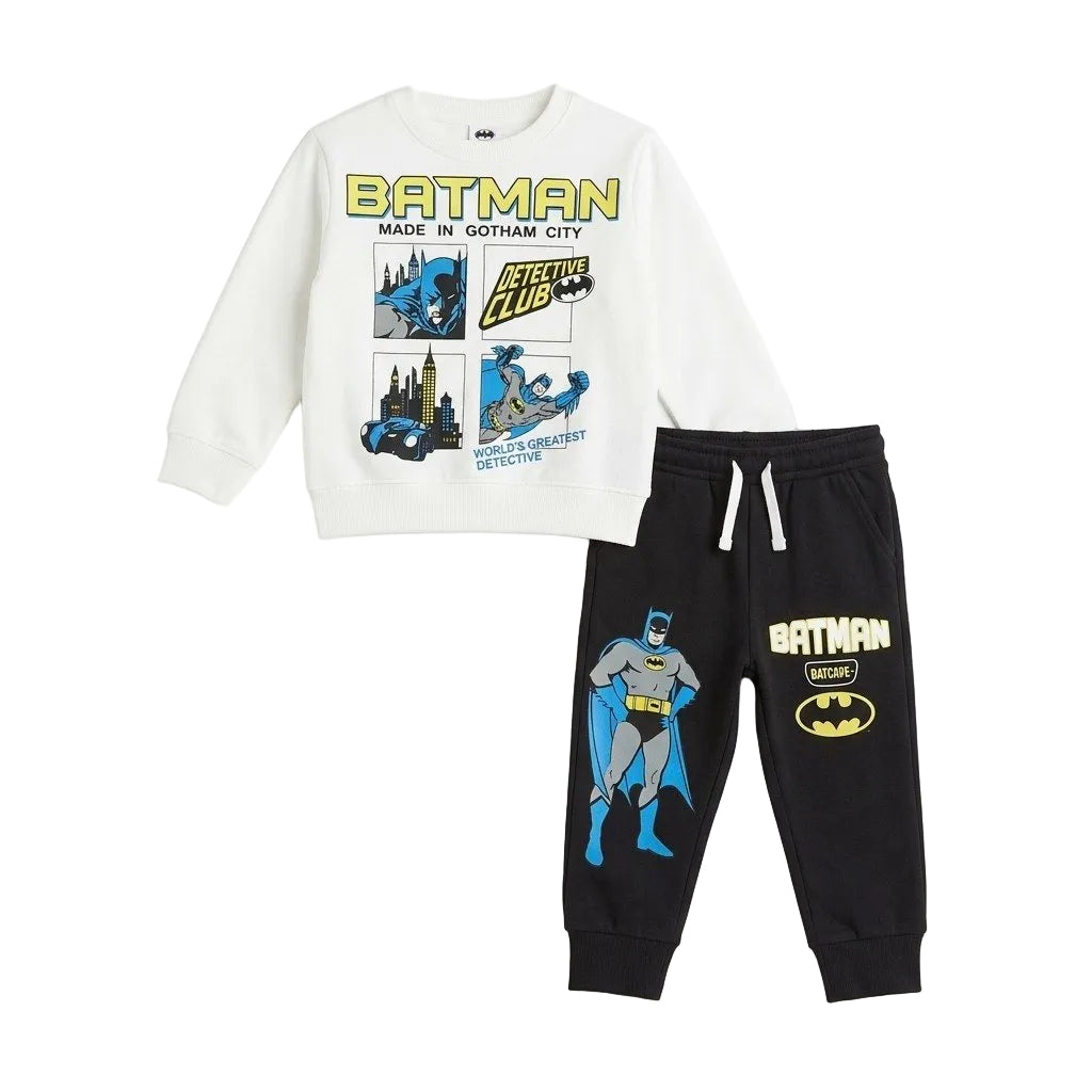 BT Detective Club Gotham City Fleece  Tracksuit - Grey & Black