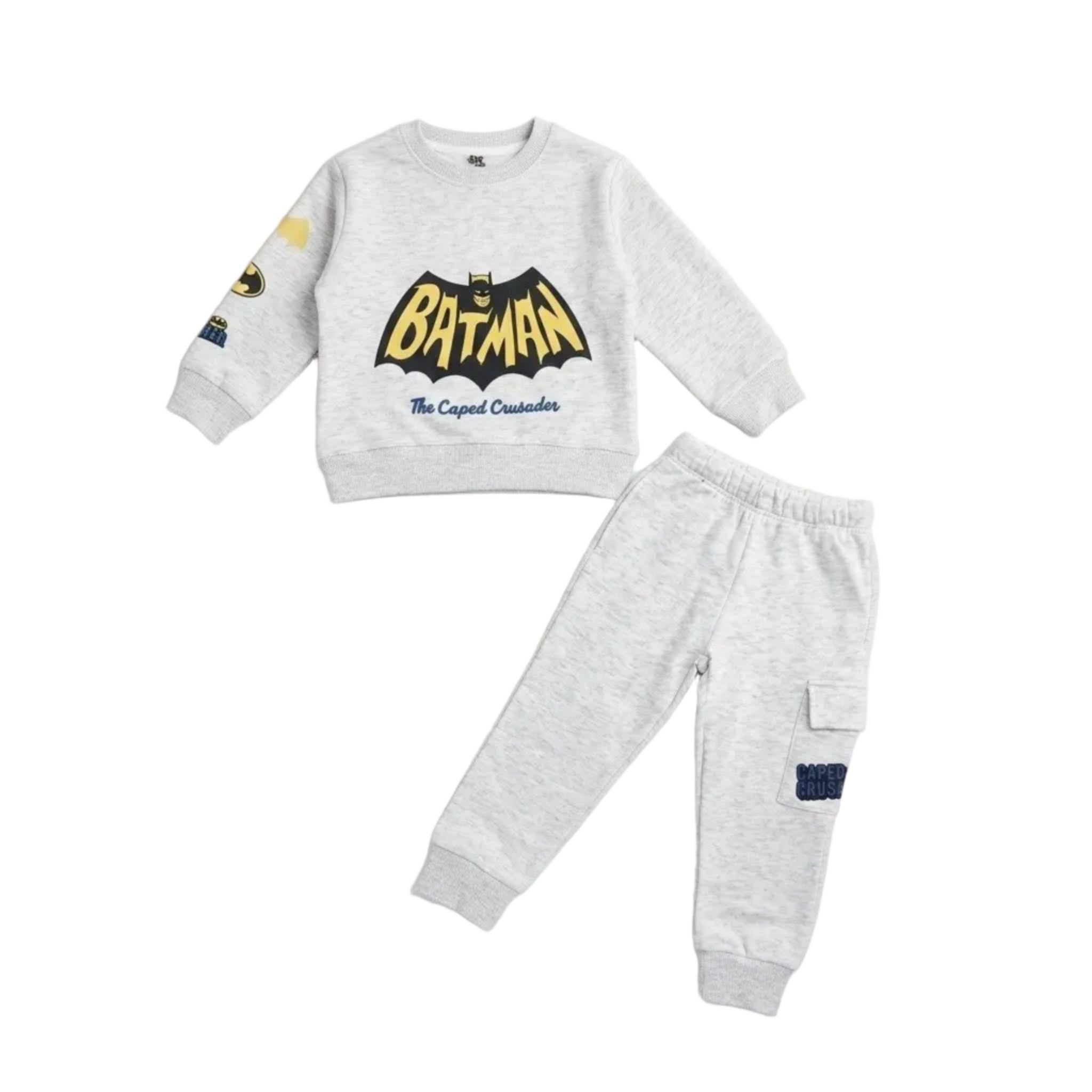 BT The Caped Crusader Fleece Tracksuit - Light Grey