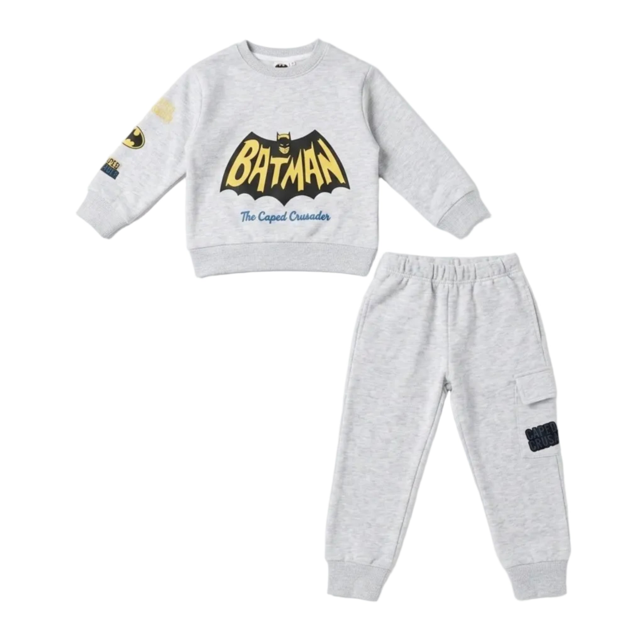BT The Caped Crusader Fleece Tracksuit - Light Grey
