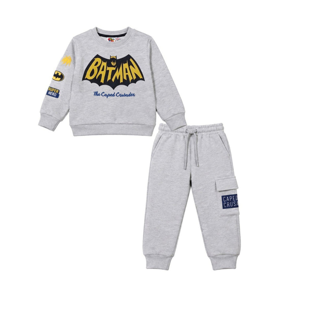 BT The Caped Crusader Fleece Tracksuit - Light Grey