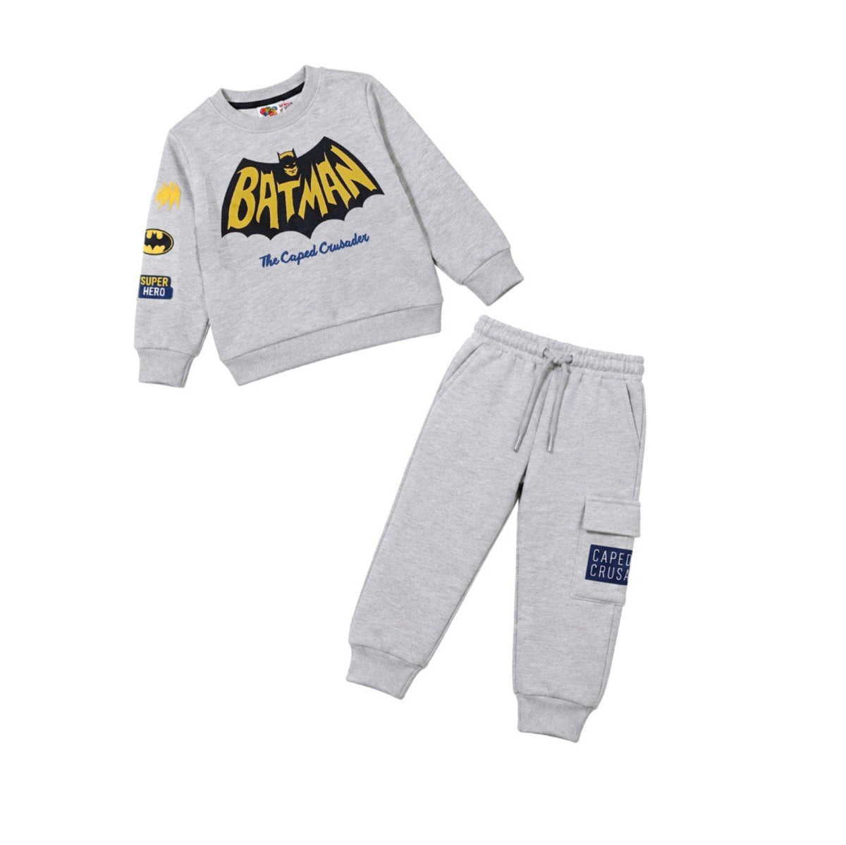BT The Caped Crusader Fleece Tracksuit - Light Grey