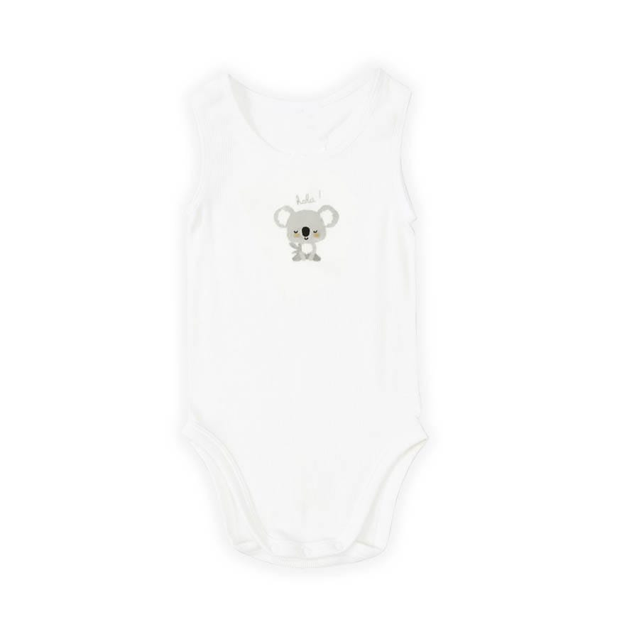 Baby Hola Bodysuit Romper - White