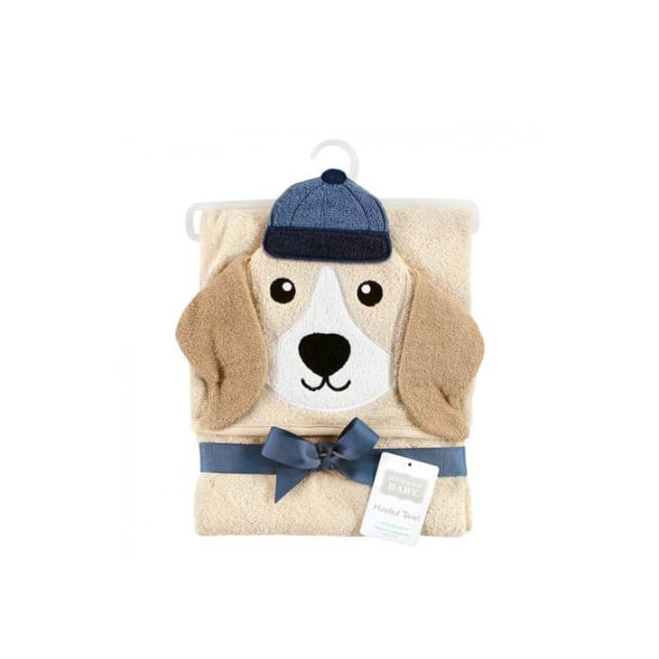 Baby Hooded Towel Baseball Dog - Skin
