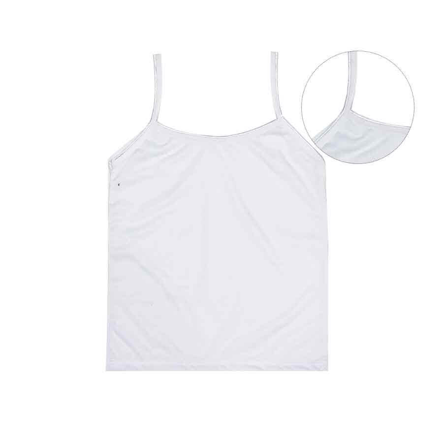 BabyGirlsCottonVest-White