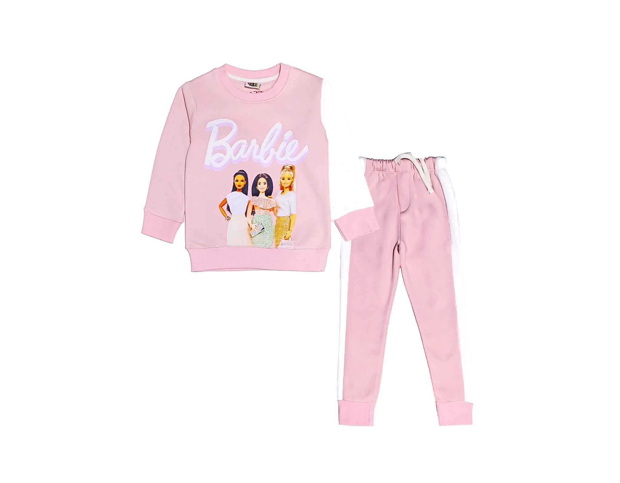 Barbie Friends Stylish Fleece Tracksuit - Rose Pink
