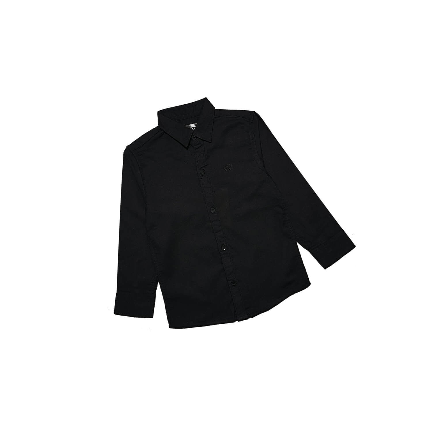 Basic Shemrey Fabric Formal Shirt - Black