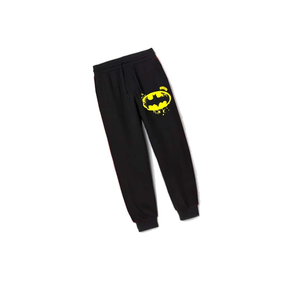 Batman Logo Fleece Trouser - Black. 