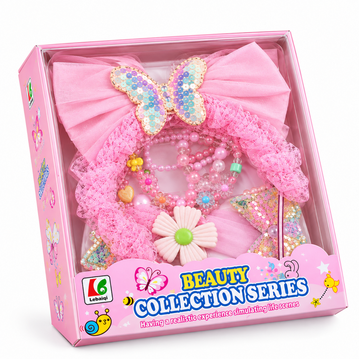 Beauty Collection Hair Band-Pink