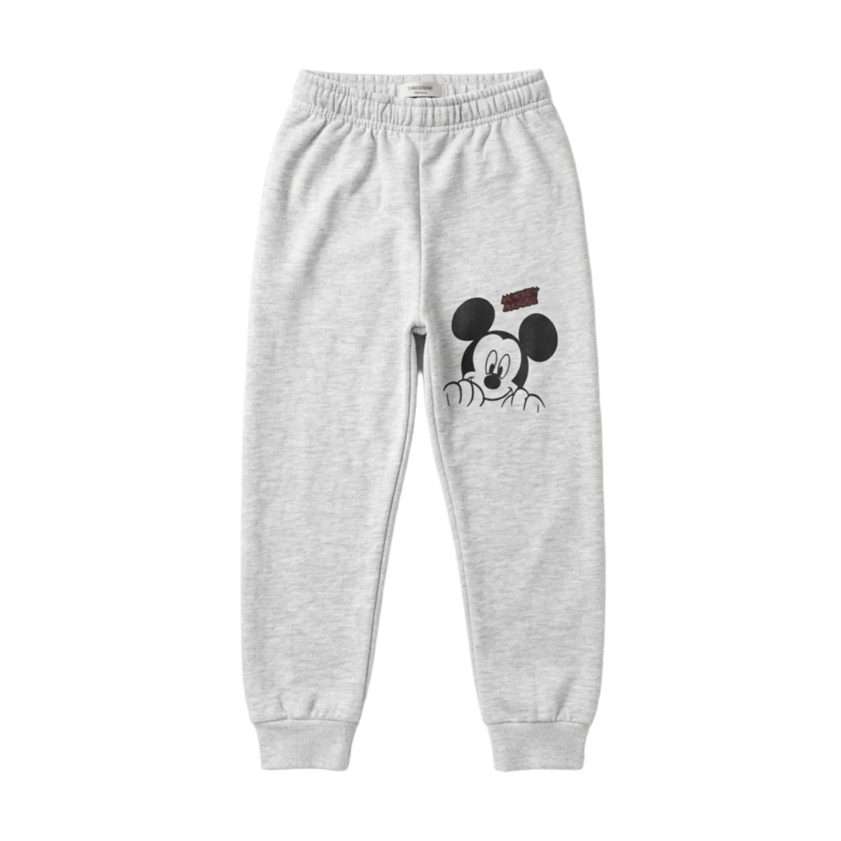 Boys & Girls  Mouse Printed Trouser-Grey