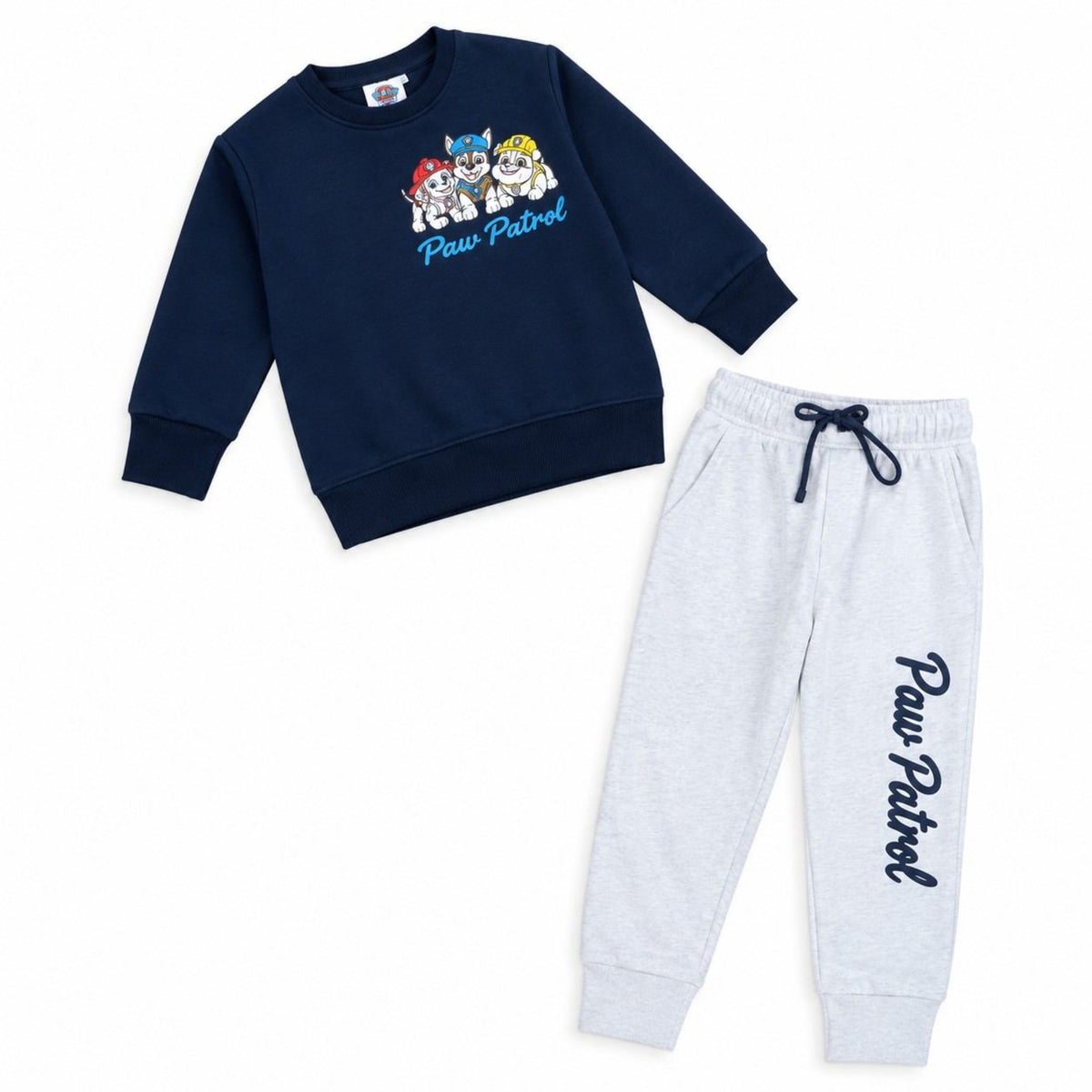 Boys Paw Patrol Fleece Tracksuit - Navy & Grey