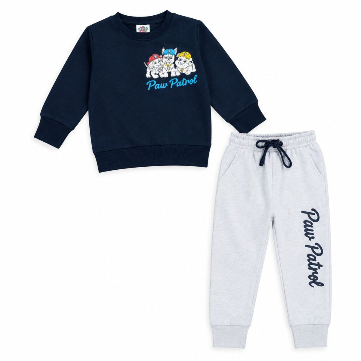Boys Paw Patrol Fleece Tracksuit - Navy & Grey