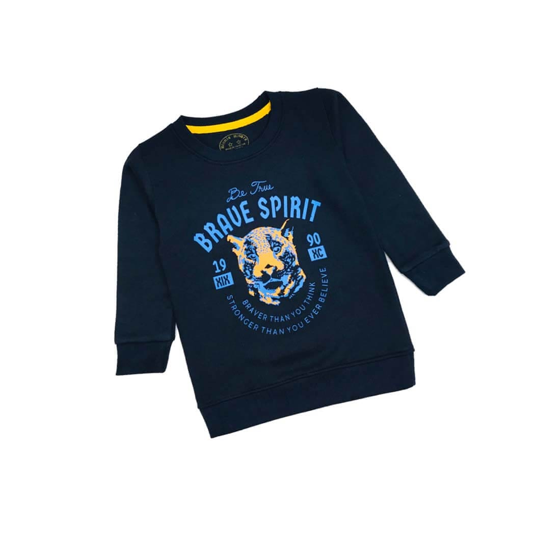 Brave Spirit Sweatshirt - Navy Blue