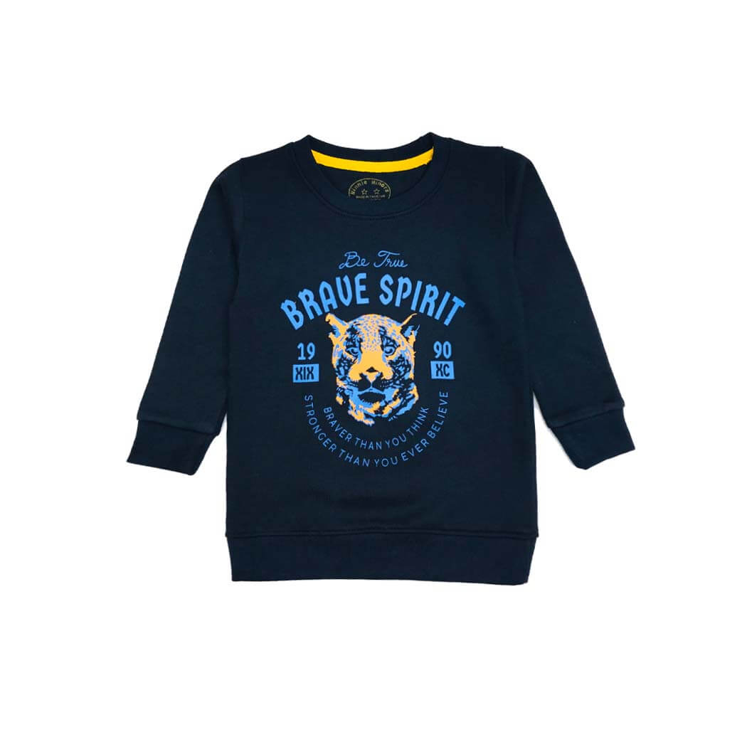 Brave Spirit Sweatshirt - Navy Blue