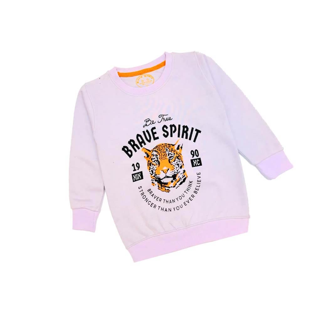 Brave Spirit Sweatshirt - Soft Purple