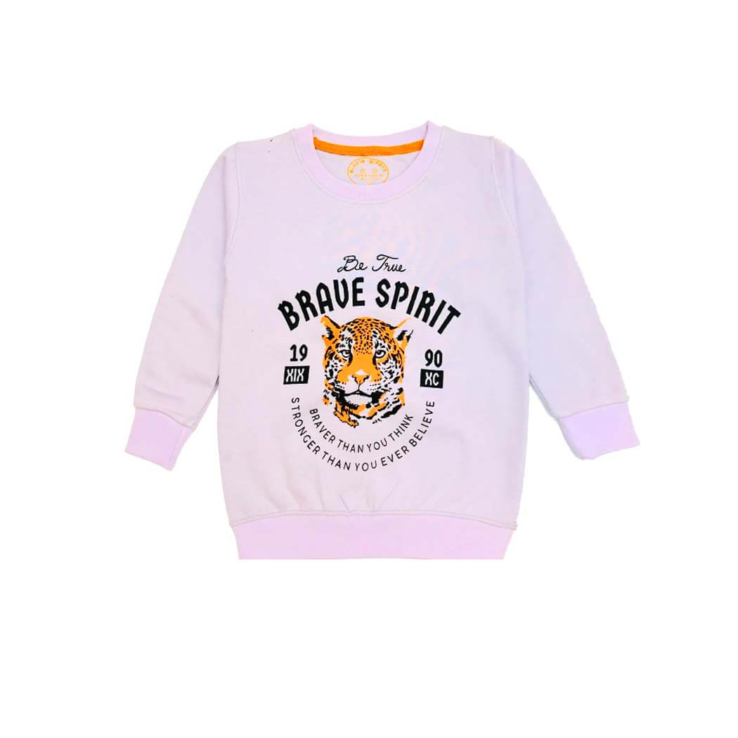 Brave Spirit Sweatshirt - Soft Purple