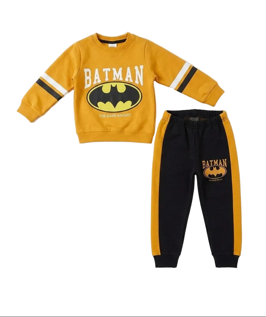 Bt Knight Fleece Tracksuit - Musturd & Black