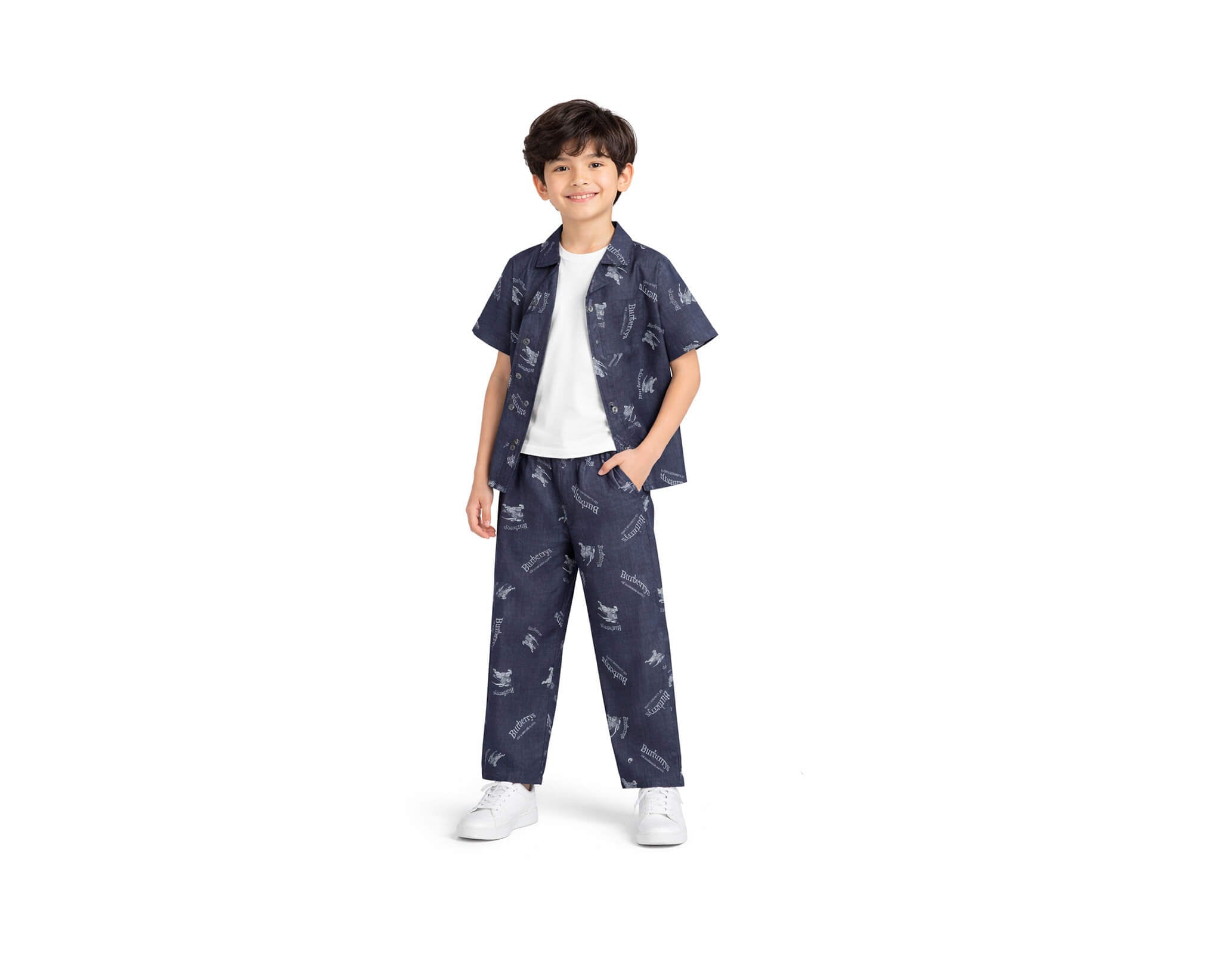 Burburries 3 pc Suit Set - Blue