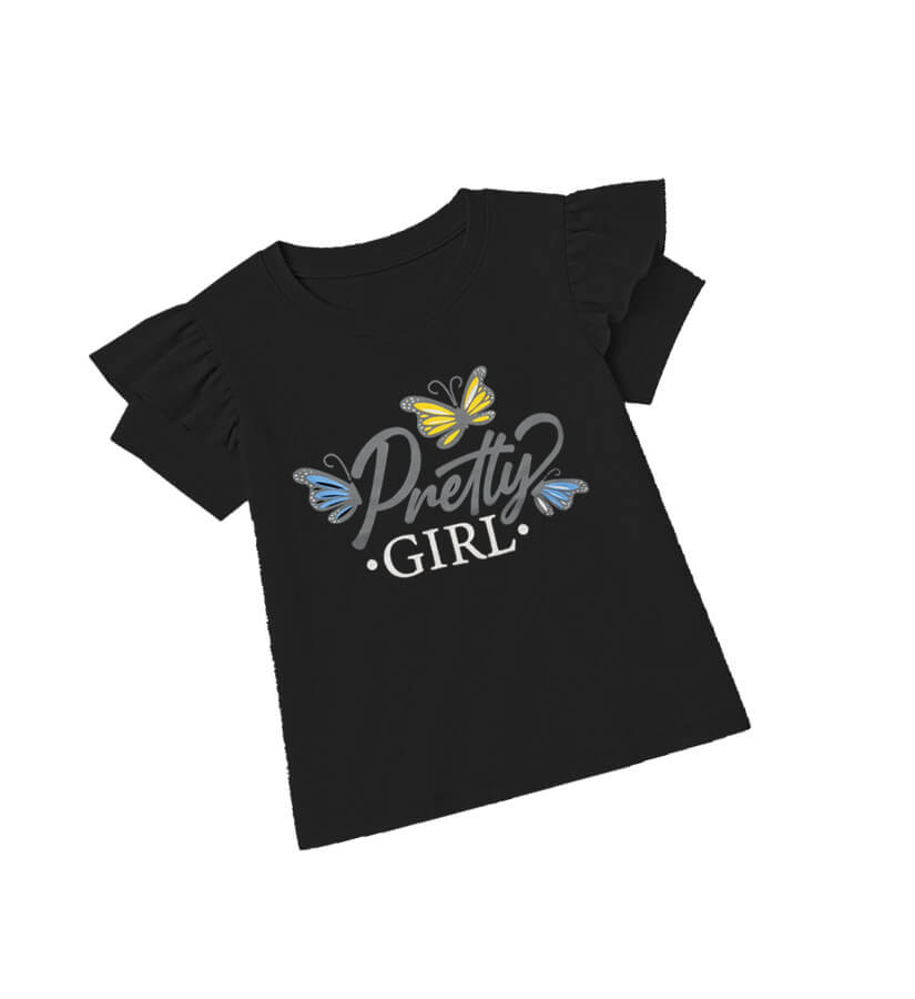 ButterflyFrillTShirtPrettyGirl-Black_1