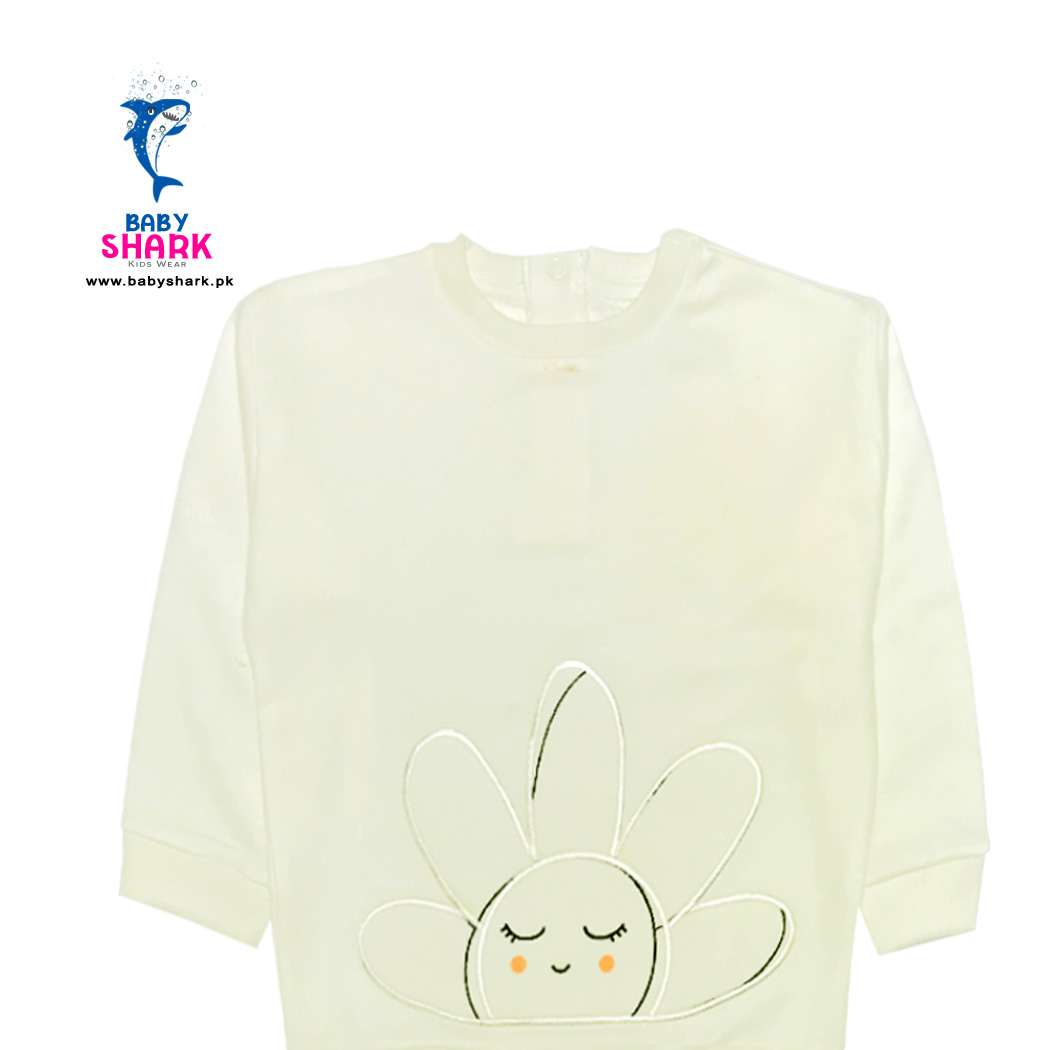 Cute Sunflower Sweatshirt - Off White