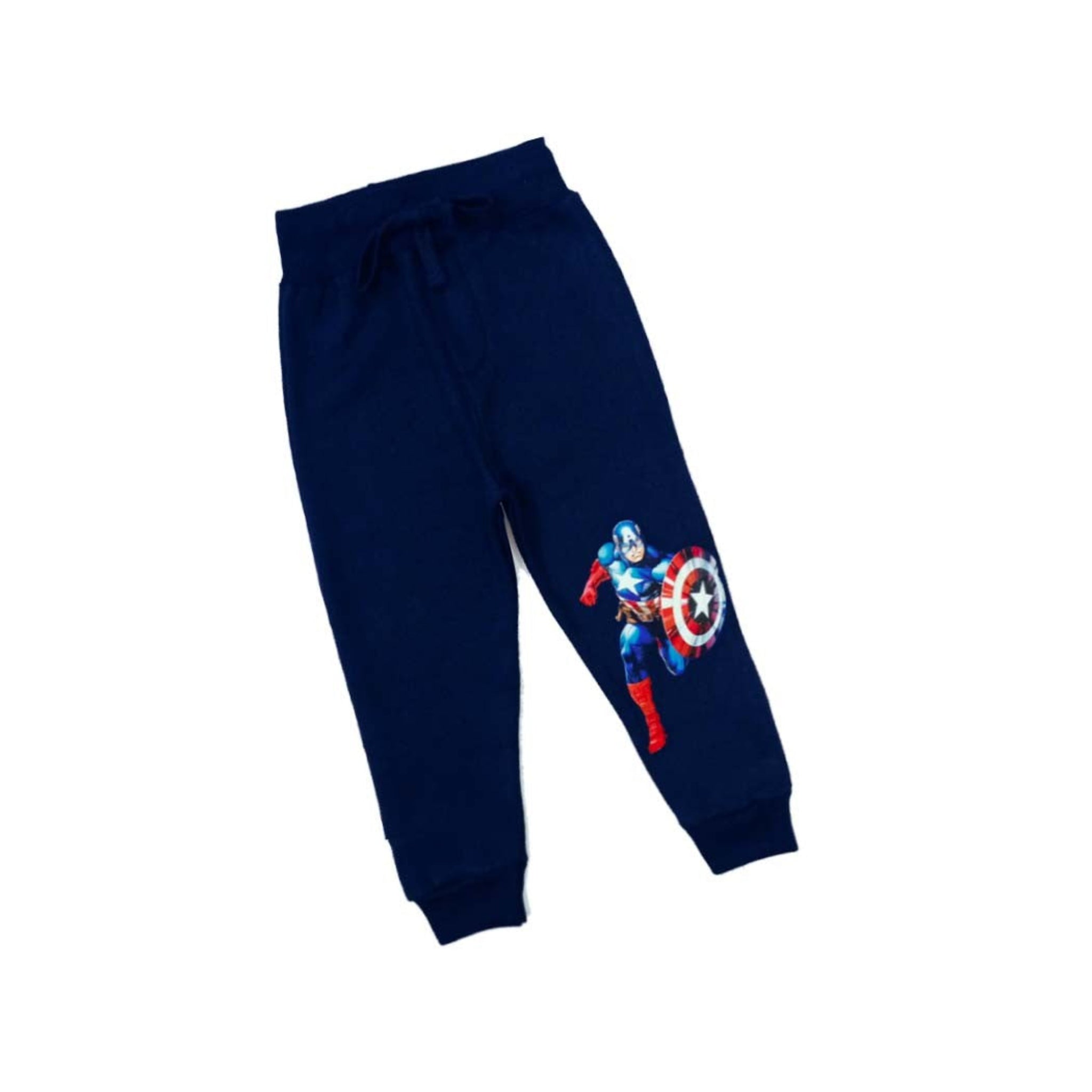 Captain America Fleece Trouser - Navy Blue
