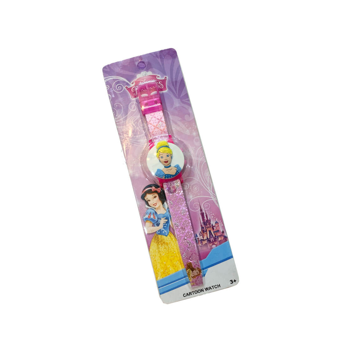 Cartoon Character Disney Princess Watch For Kids ‚Äì Pink