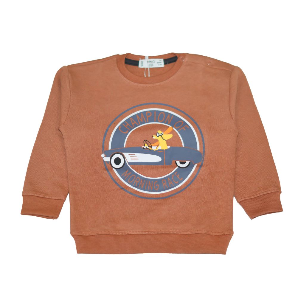Champion Car Race Terry Sweatshirt - Rust