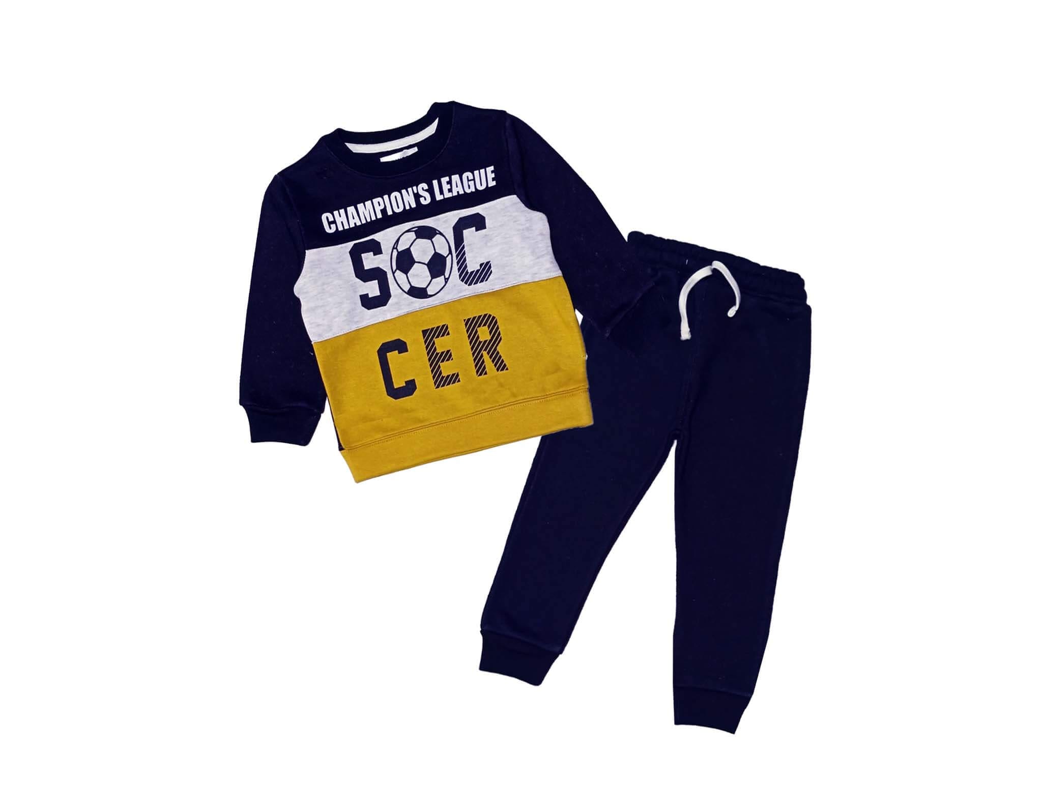 Champion league Penal Fleece Tracksuit - Navy