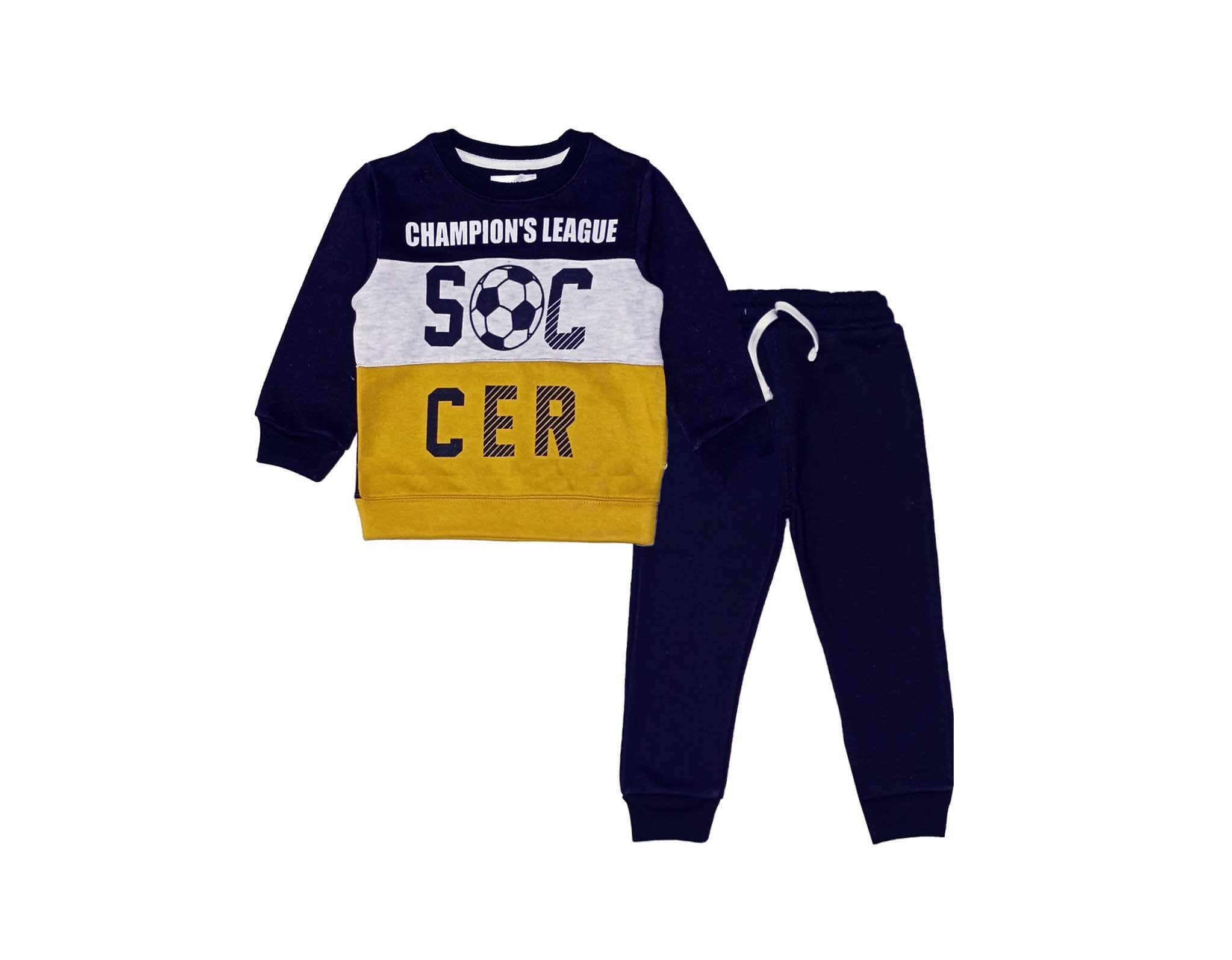 Champion league Penal Fleece Tracksuit - Navy