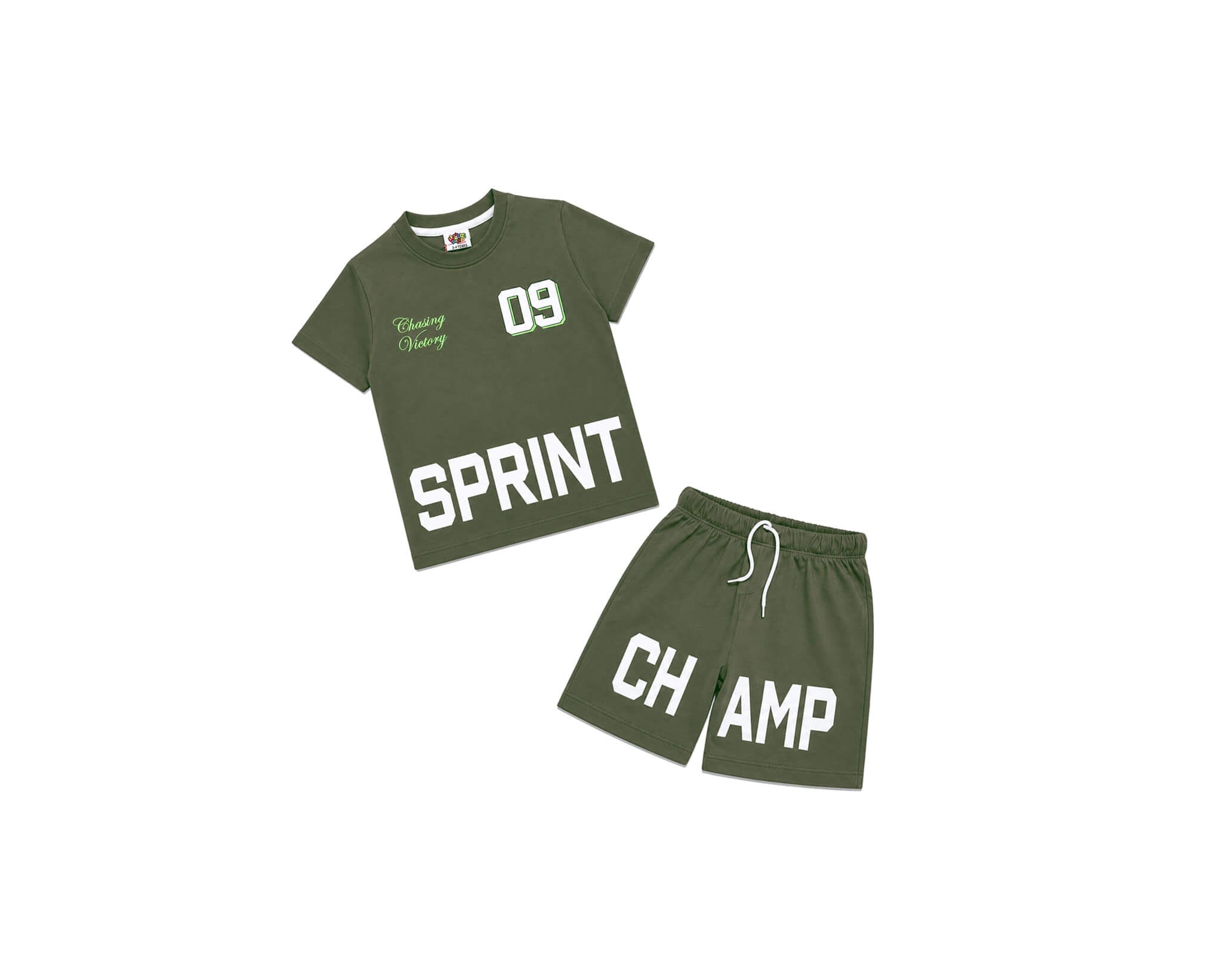 Chasing09HalfSleeveTee_Short-OliveGreen_1