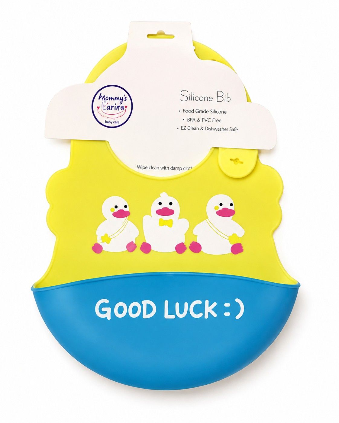 Kids Adjustable Silicone Bib