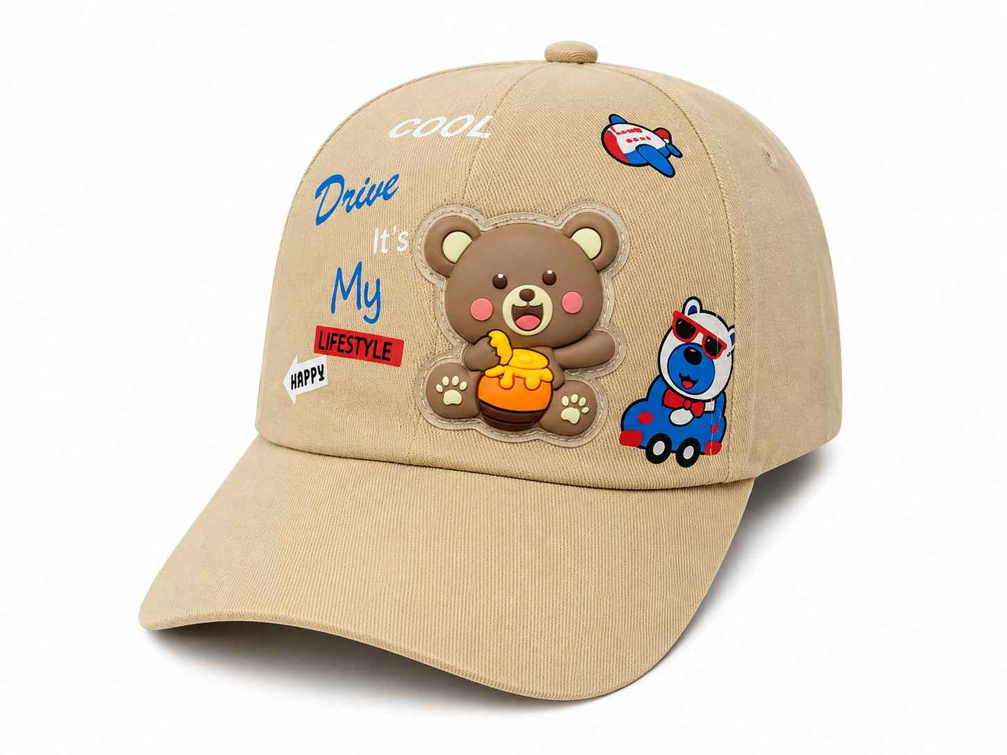 Cute Baer Kids Caps