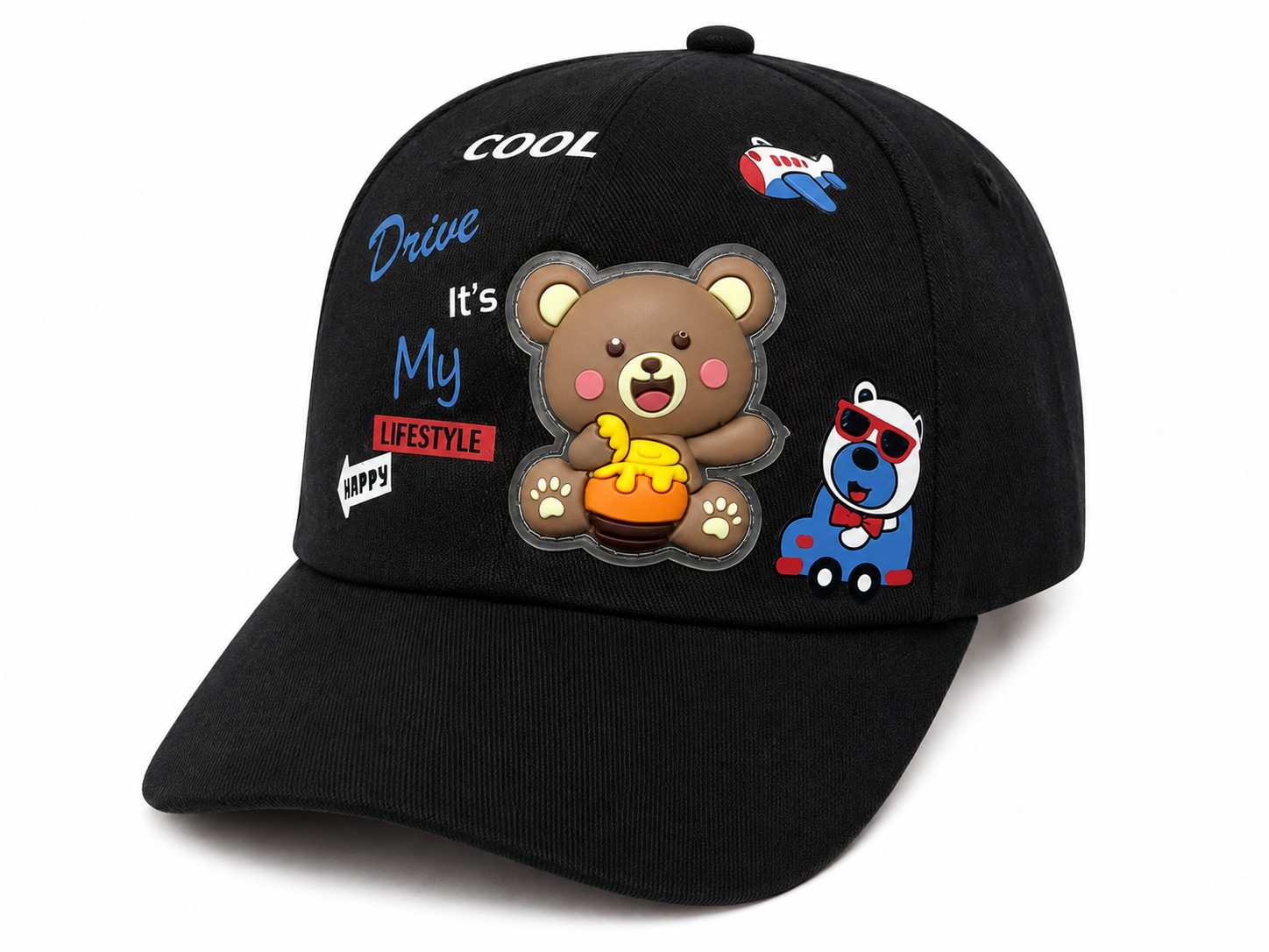 Cute Baer Kids Caps
