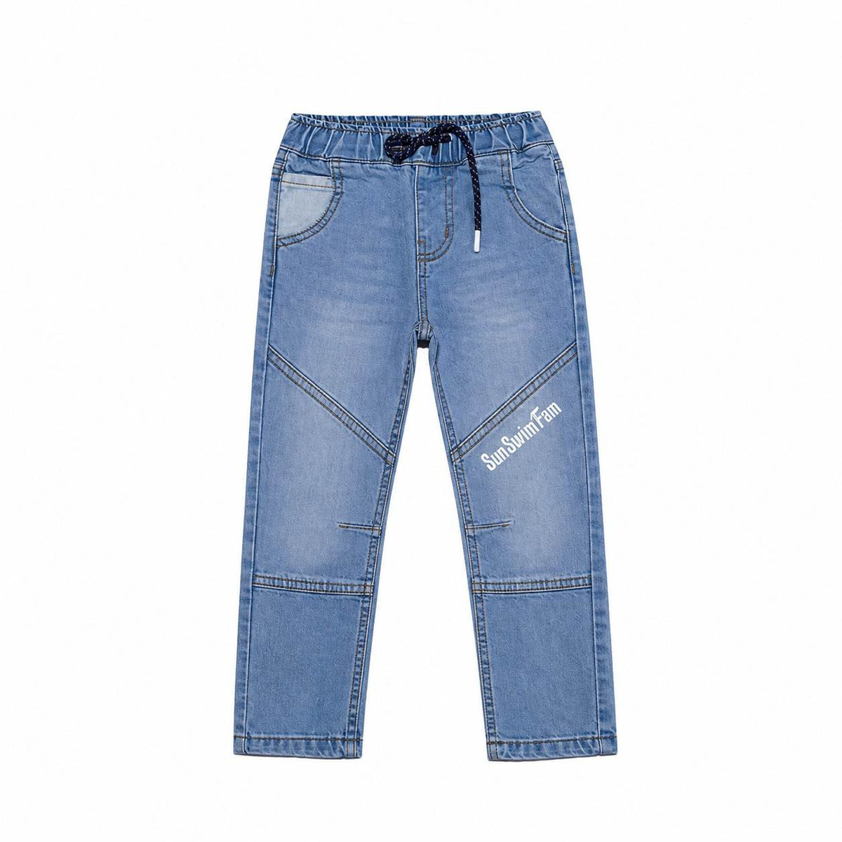 Sun Swim Fun Denim Pent - Sky Blue
