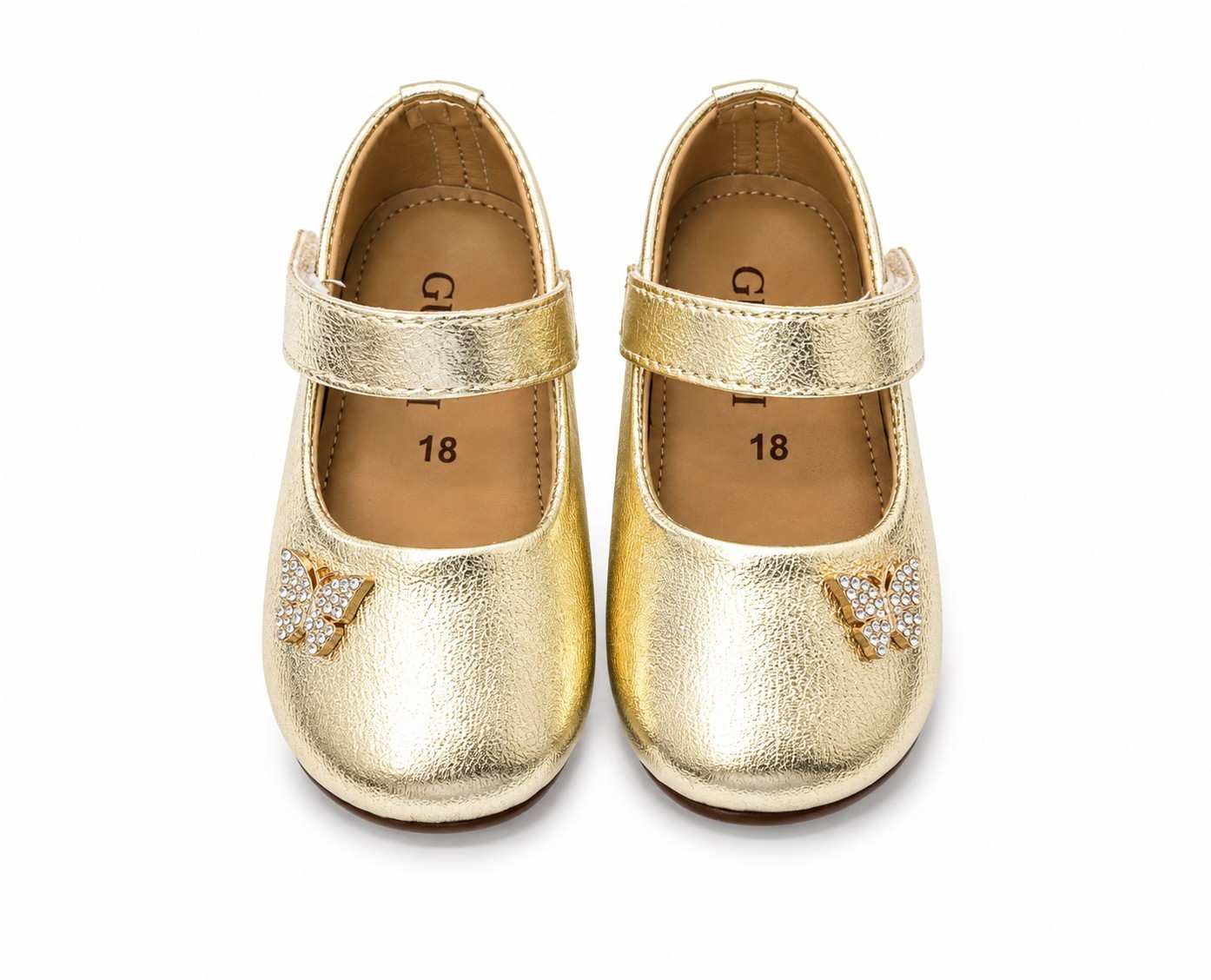 Silver Butterfly Mary Jane Shoes