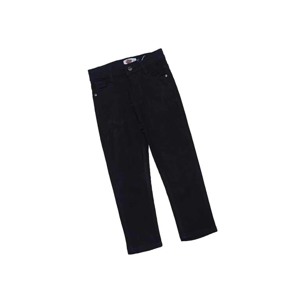 Classic Forver Staright Denim Pant - Jet Black
